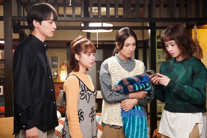 一ノ瀬颯、畑芽育、仁村紗和、堀田真由「若草物語―恋する姉妹と恋せぬ私―」第7話(C)日本テレビ