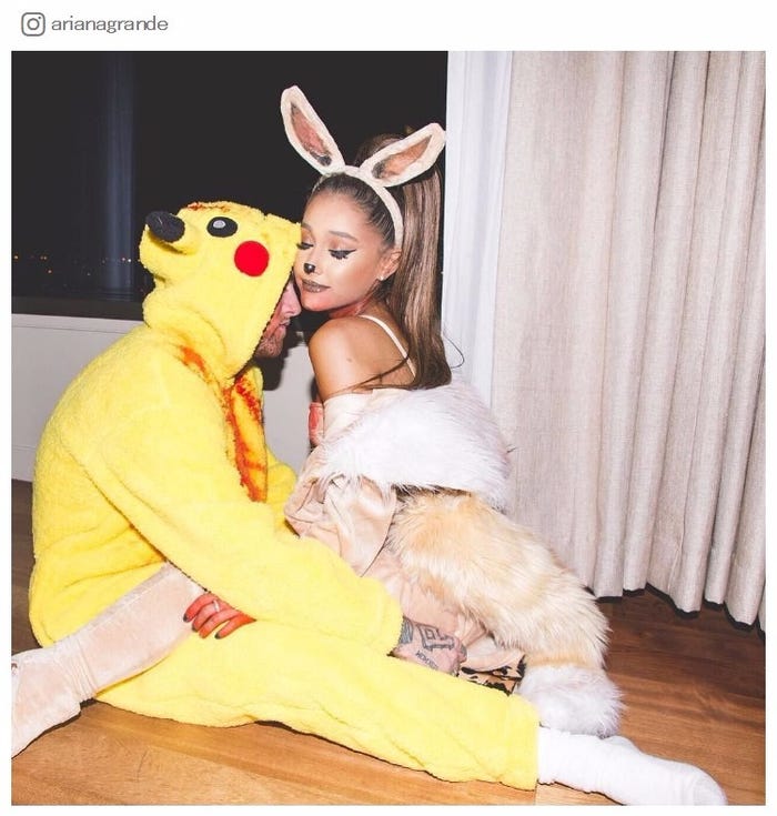 アリアナ・グランデ(右)、マック・ミラー(アリアナ・グランデInstagramより)