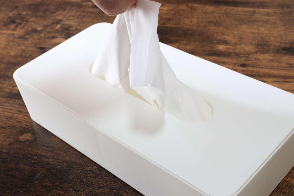 ティッシュケース(ホワイト) 使用例 ティッシュケース(ホワイト) 使用例