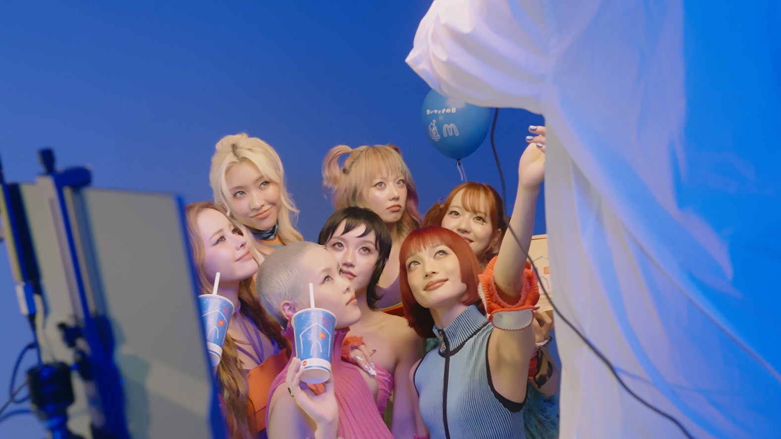 XG「青いマックの日」メイキング（提供写真）