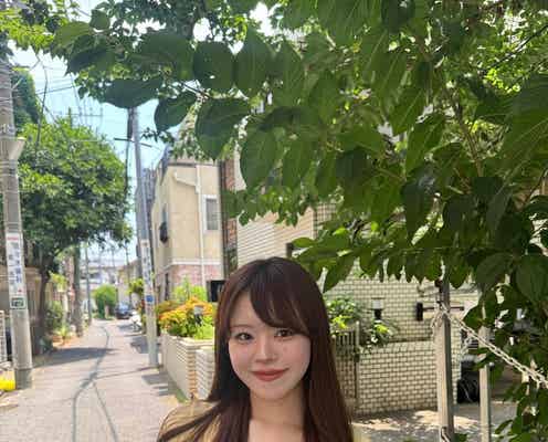 YouTuberになに、ブラトップ×ショーパンコーデで美スタイル披露「参考になる」「綺麗すぎ」の声