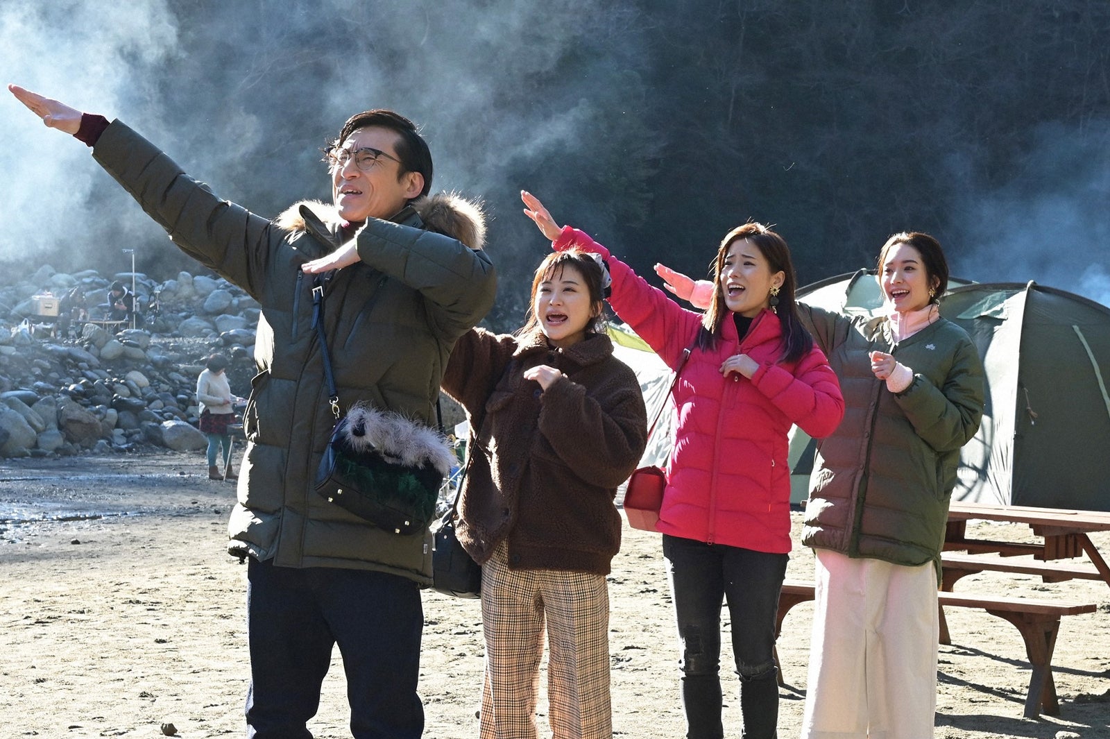 なだぎ武、星野梨華、秋山ゆずき、吉田沙世「オー！マイ・ボス！恋は別冊で」第7話より（C）TBS