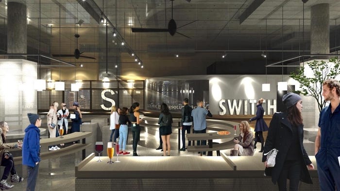 SWITCH BAR 梅田茶屋町店内観CG/画像提供:株式会社TRICK DESIGN