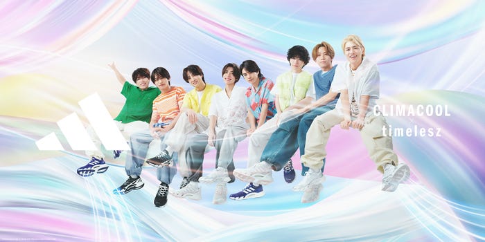 timelesz/アディダス「CLIMACOOL」スニーカービジュアル(提供写真)