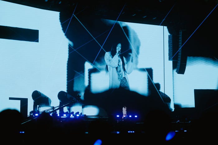 竹内まりや「プラスティック・ラブ」を披露したHYEIN/NewJeans(C)2024 ADOR. All Rights Reserved.