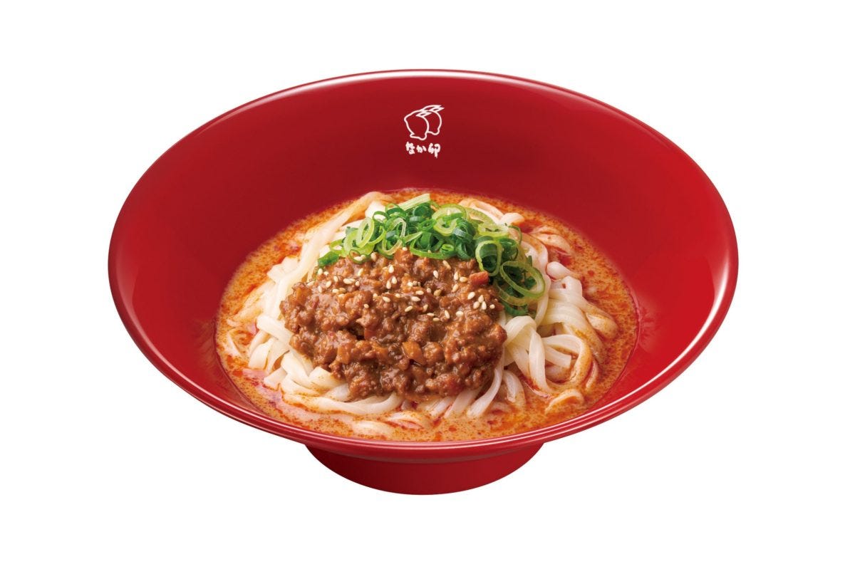 なか卯「冷やし担々うどん」