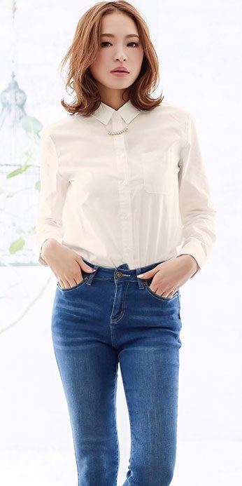 定番コットンブロードシャツ「Pierrot」2,138円（税込）／画像提供：Pierrot