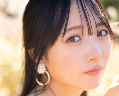 石田千穂、美肌輝くワンピース姿にうっとり STU48連載企画スタート