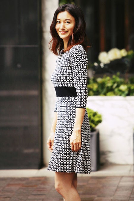 総柄ニットワンピース「Sov.」35,000円（税抜）／画像提供：DOUBLE STANDARD CLOTHING Night