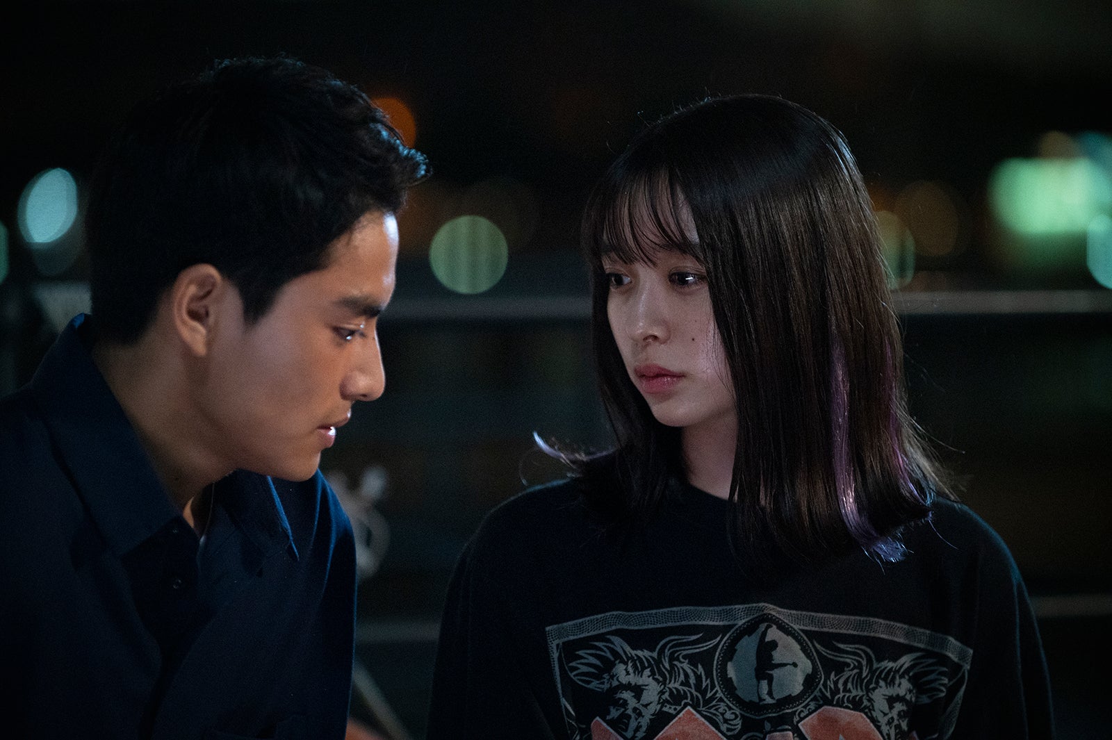 田鍋梨々花、藤枝喜輝／「17.3 about a sex」（C）AbemaTV, Inc.