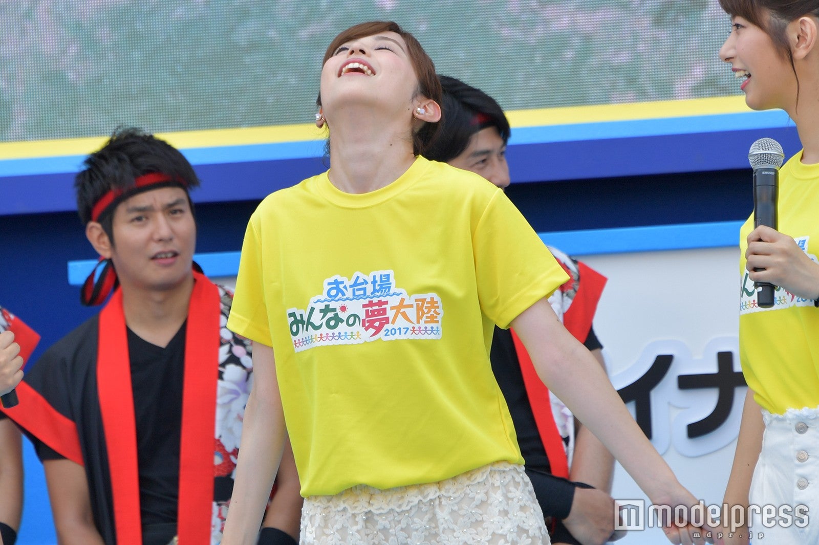 フジ久慈暁子アナ 渡辺直美モノマネでsexyポーズ 水着願望語る お台場みんなの夢大陸17 モデルプレス フジ久慈暁子アナ 渡辺直美モノマネでsexyポーズ 水着願望語る お台場みんなの夢大陸17 モデルプレス