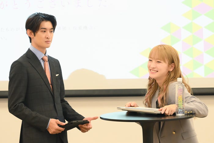 向井康二、川栄李奈「フェイクマミー」第5話(C)TBS