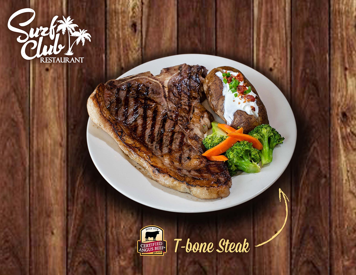 Tボーンステーキ／画像提供：Surf Club