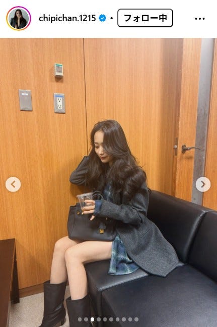 近藤千尋Instagramより