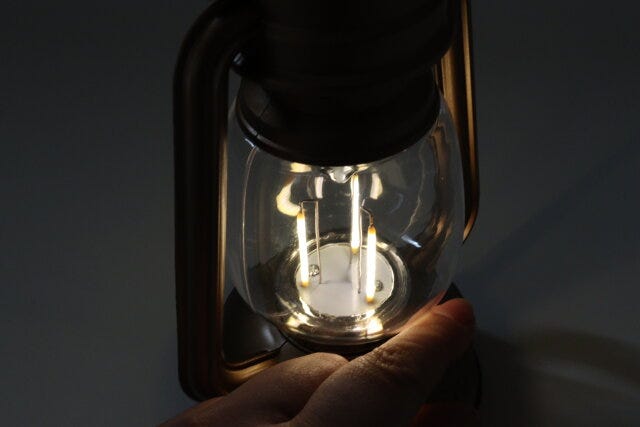 ランタン　明るさ