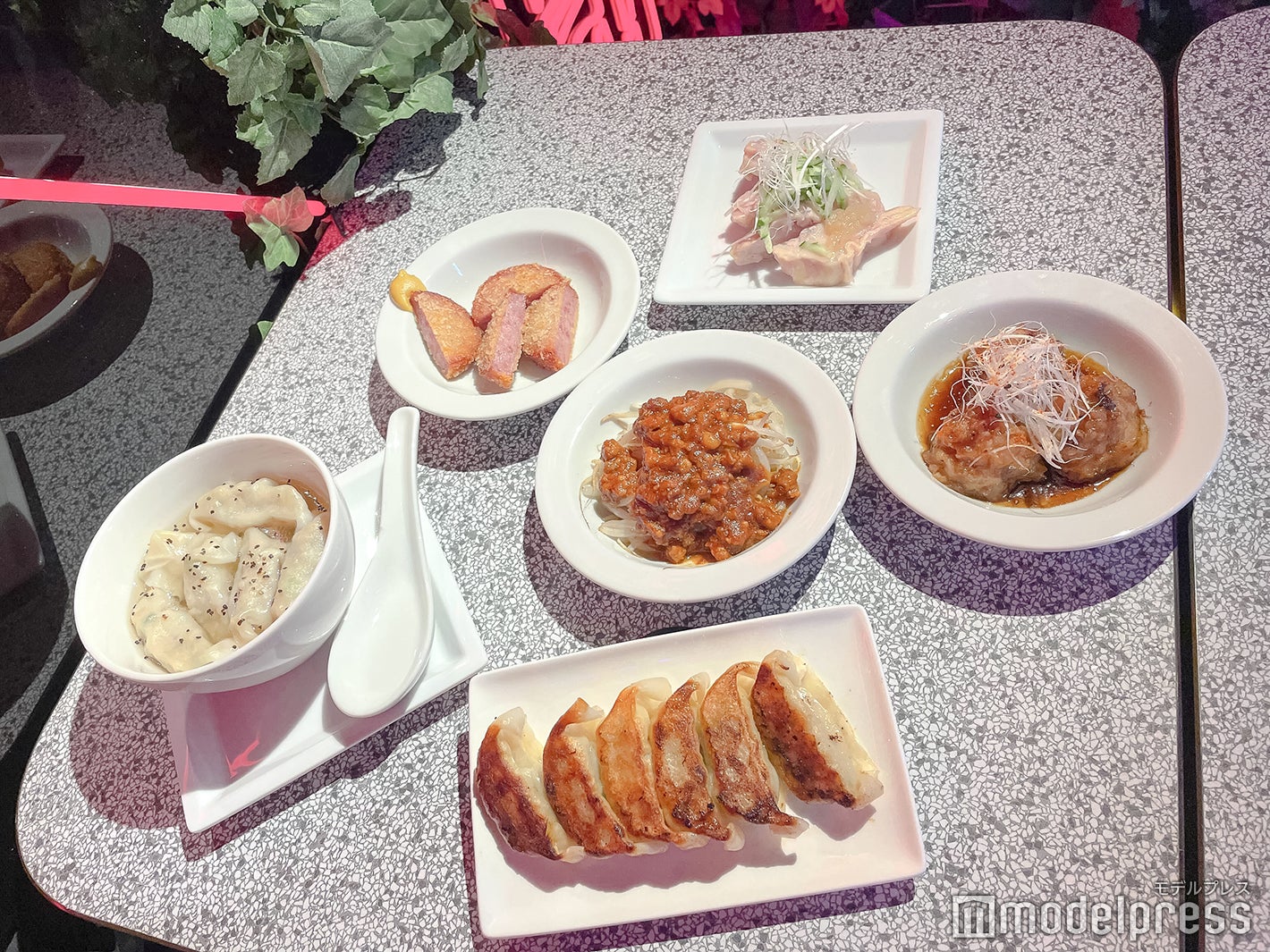 「近未来餃子H」食事（C）モデルプレス