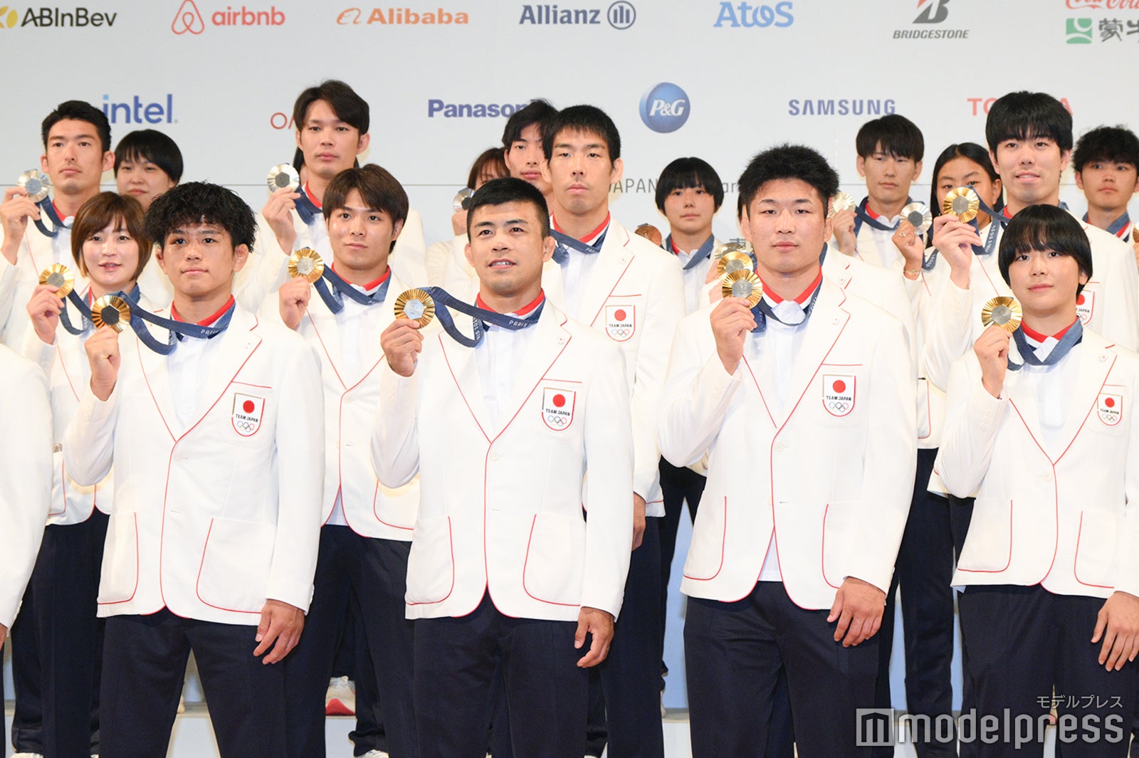 「第33回オリンピック競技大会」（2024／パリ） TEAM JAPAN帰国時記者会見（C）モデルプレス