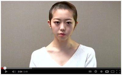 丸刈りで謝罪した峯岸みなみ／この会見の様子をミッツが「悪趣味」と批判した