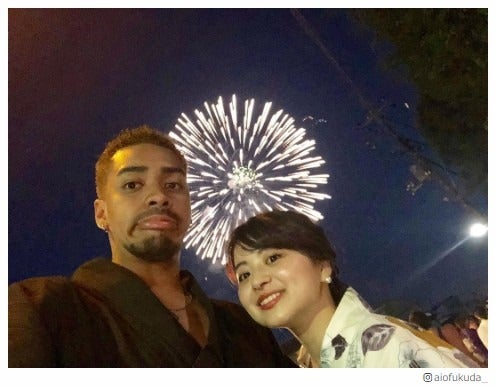「テラハ」福田愛大＆田中優衣、浴衣で花火大会デート満喫