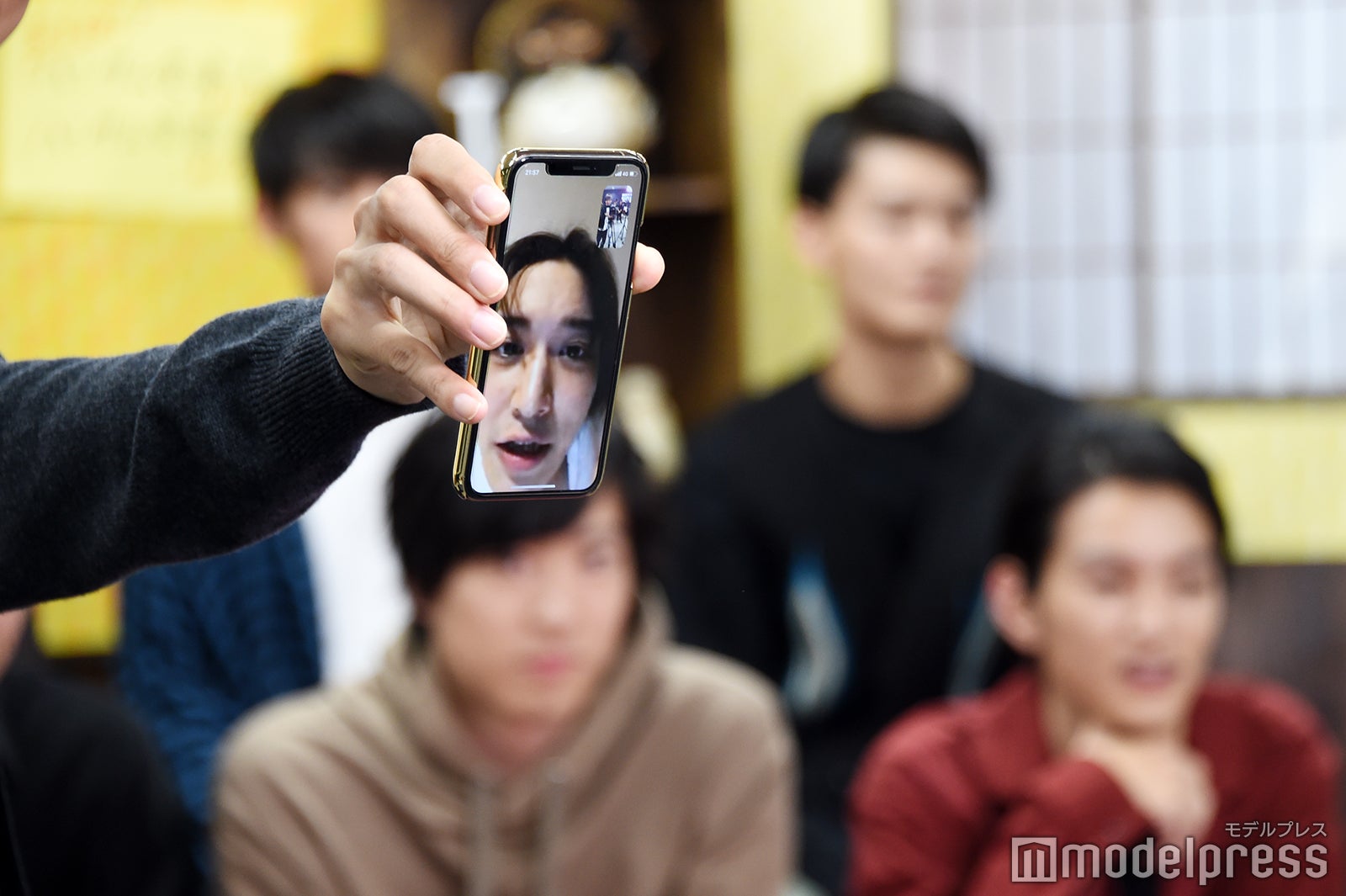 お風呂上がりだった松岡広大（C）モデルプレス