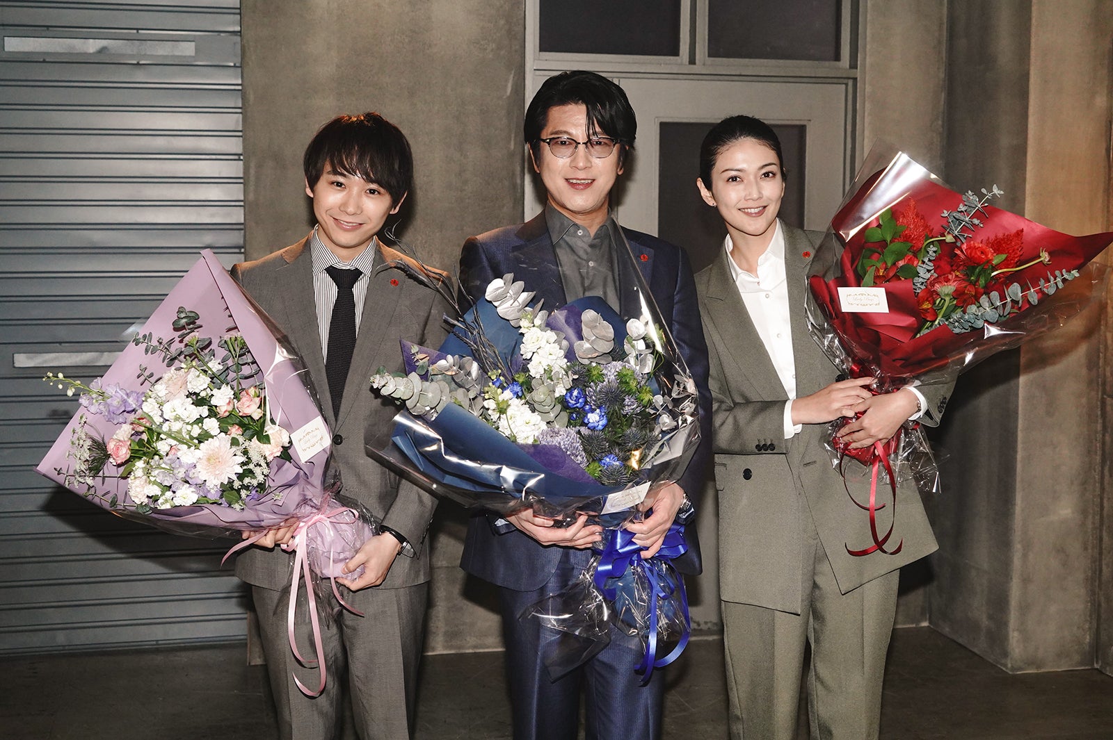 須賀健太、及川光博、田中道子（C）日本テレビ