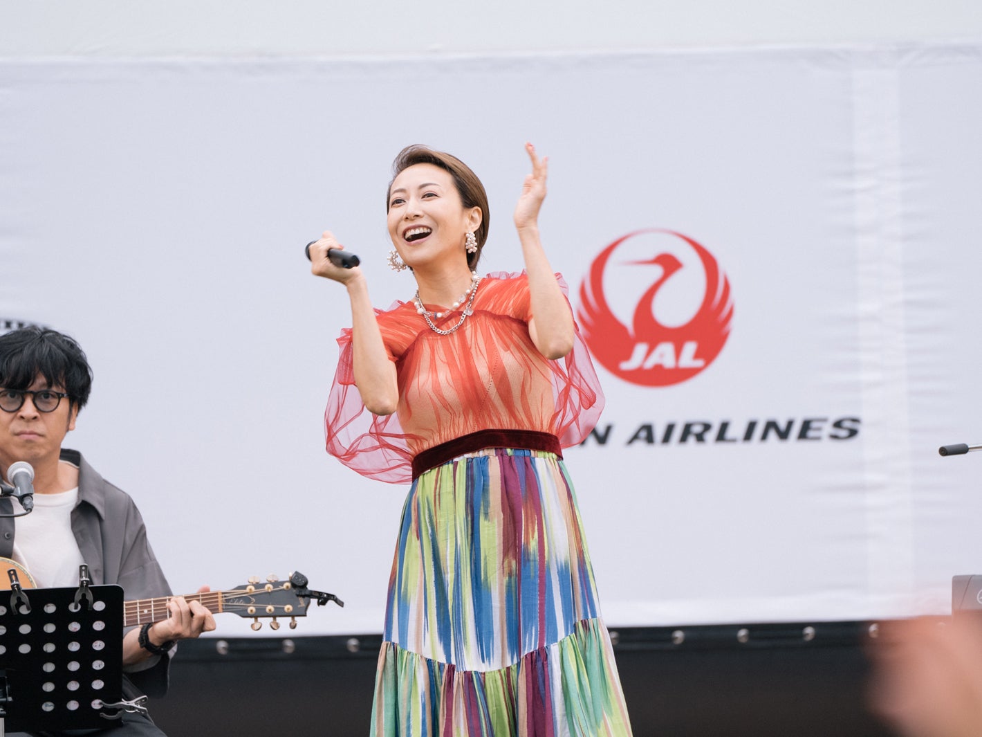 一青窈「cinema bird in 熊本小国 2023」の様子（提供写真）