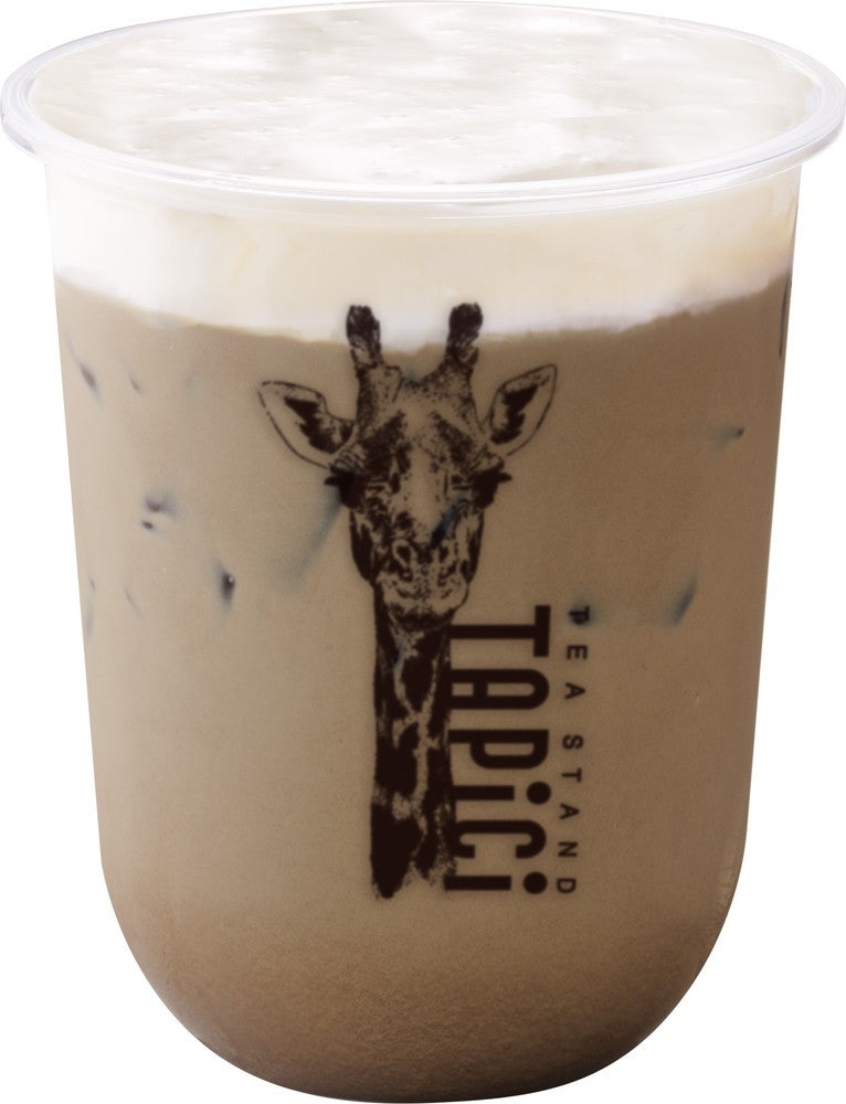 タピチのチーズドリンク-ほうじ茶ミルクアイス／画像提供：ドロキア・オラシイタ