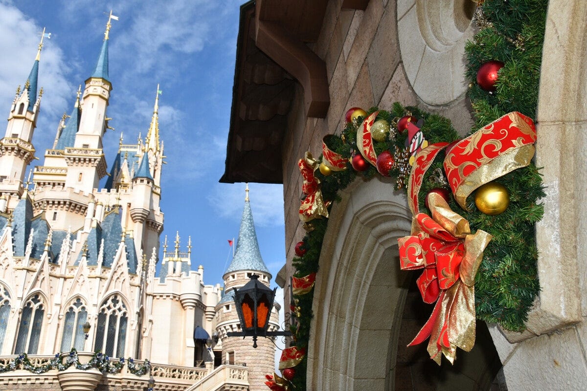 シンデレラ城からファンタジーランドへ向かう途中で発見