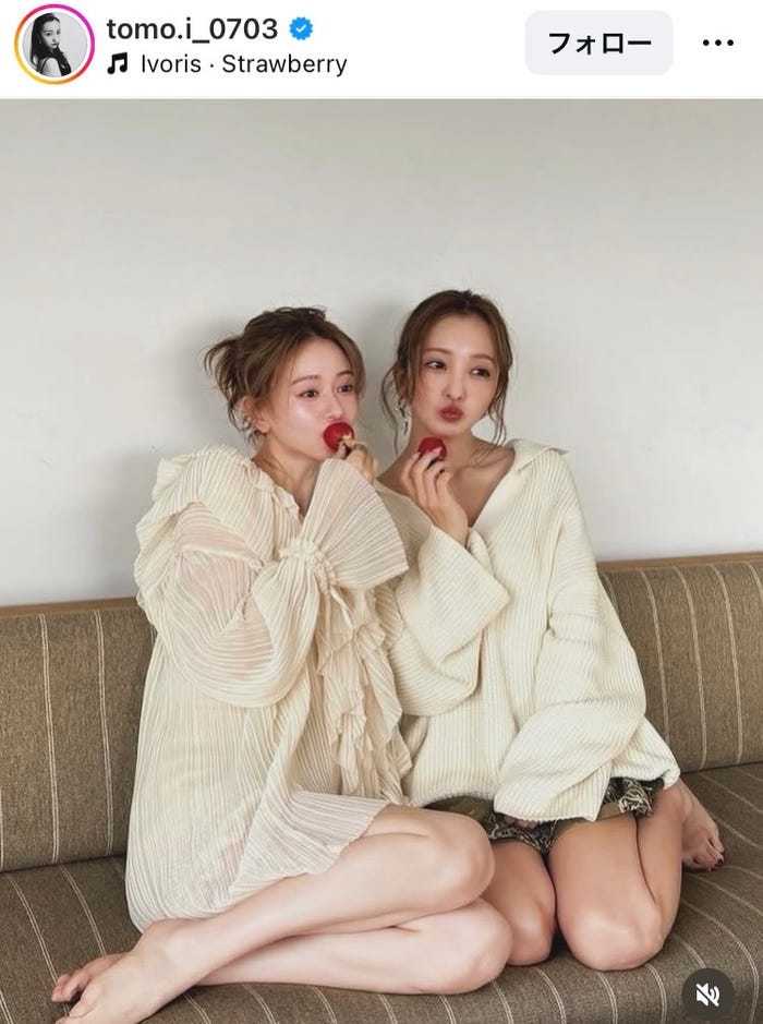 板野友美Instagramより