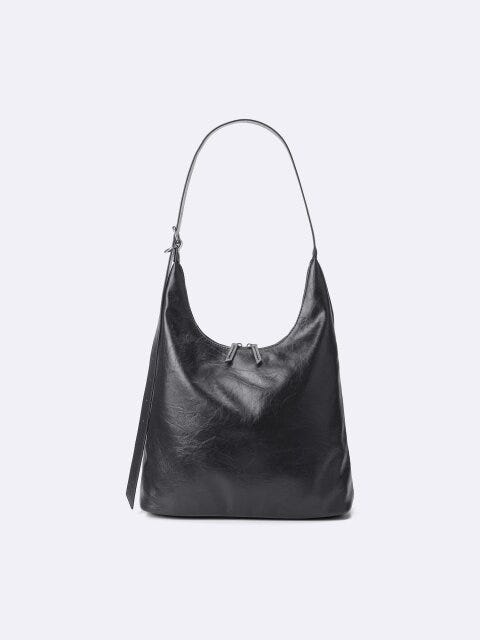 2WAYロングベルトバッグ 2025秋冬gu高見え黒2WAYロングベルトバッグ