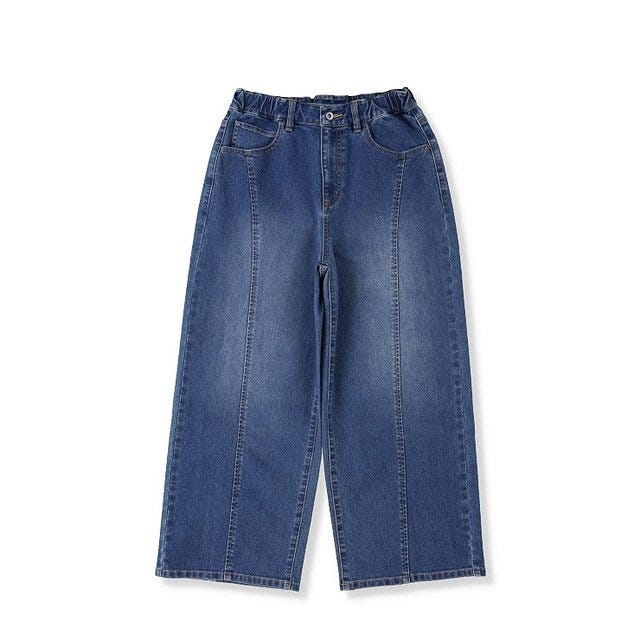 しまむら ぷーさん コラボ コクーンデニムパンツ しまむらぷーさんコラボのコクーンデニムパンツ