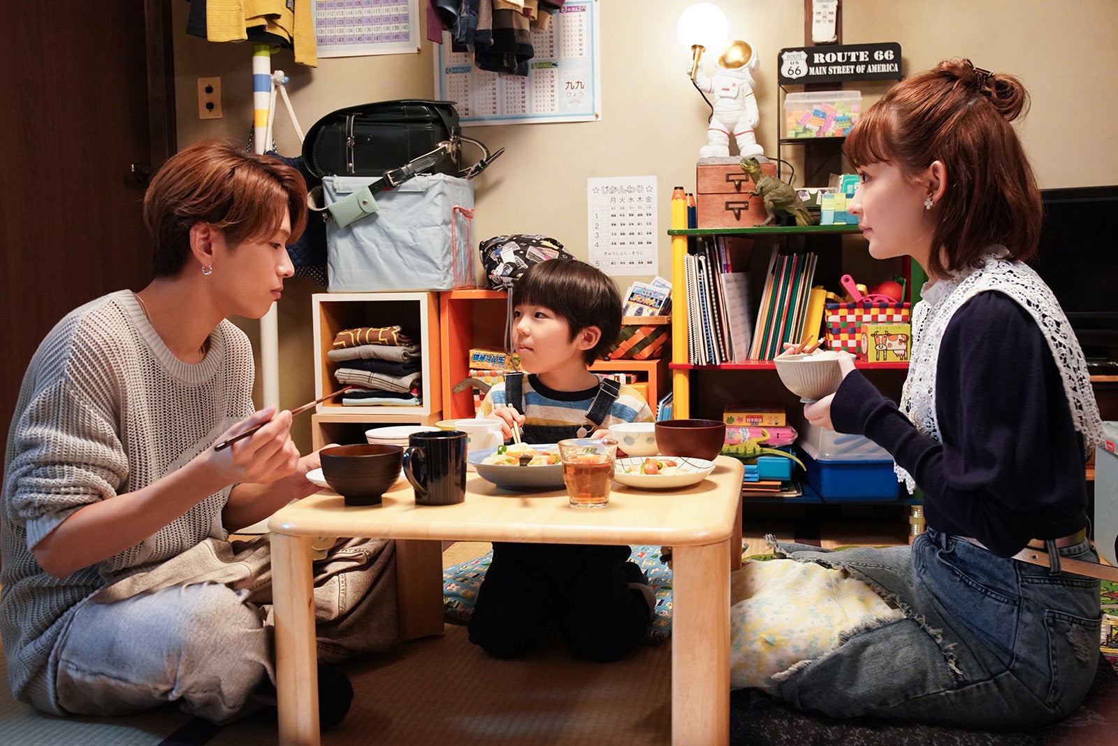 深田竜生、永瀬矢紘 、畑芽育「若草物語―恋する姉妹と恋せぬ私―」第5話（C）日本テレビ