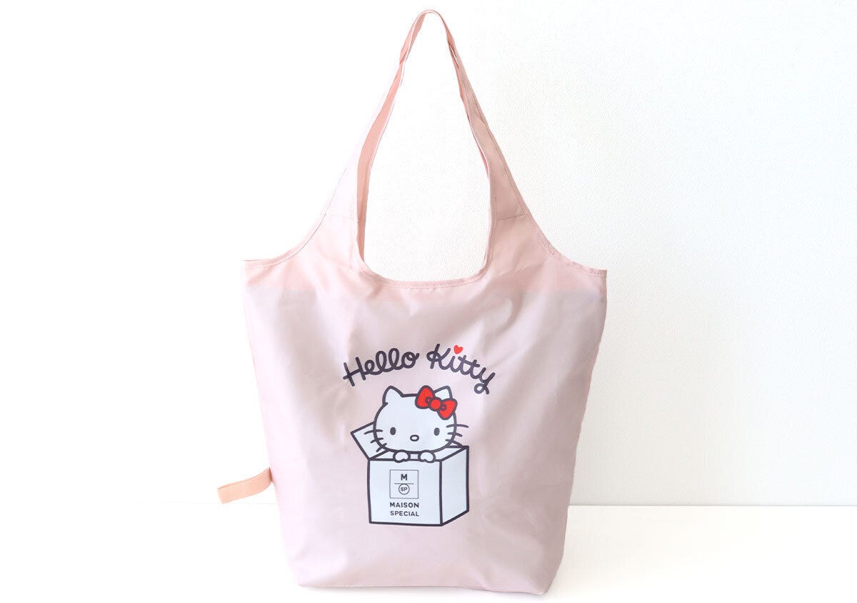 宝島社雑誌付録のＧＬＯＷ5月・6月合併号のメゾンスペシャル×ハローキティ保温・保冷マルシェバッグ1