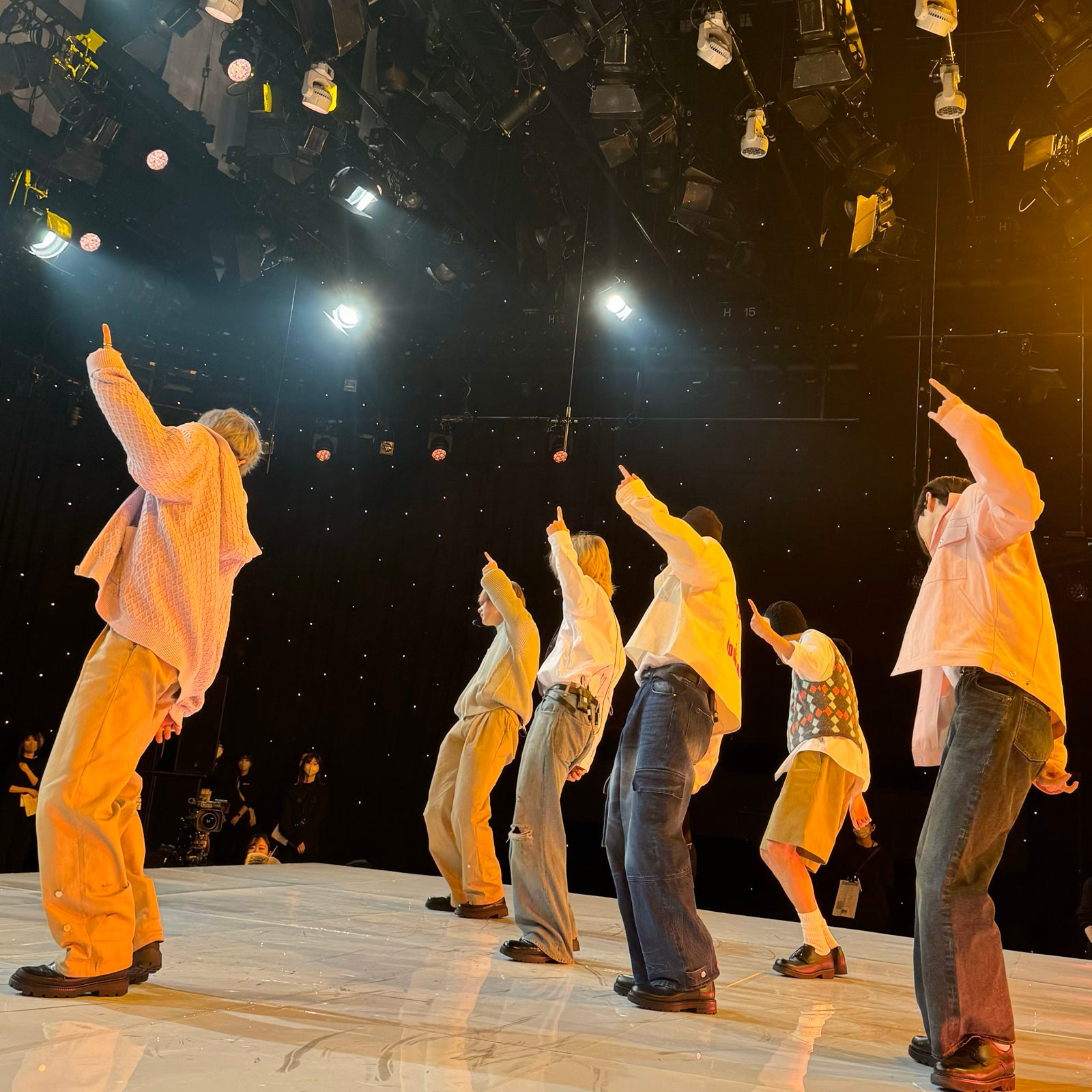 RIIZE「ミュージックステーション」リハーサルの様子（提供写真）