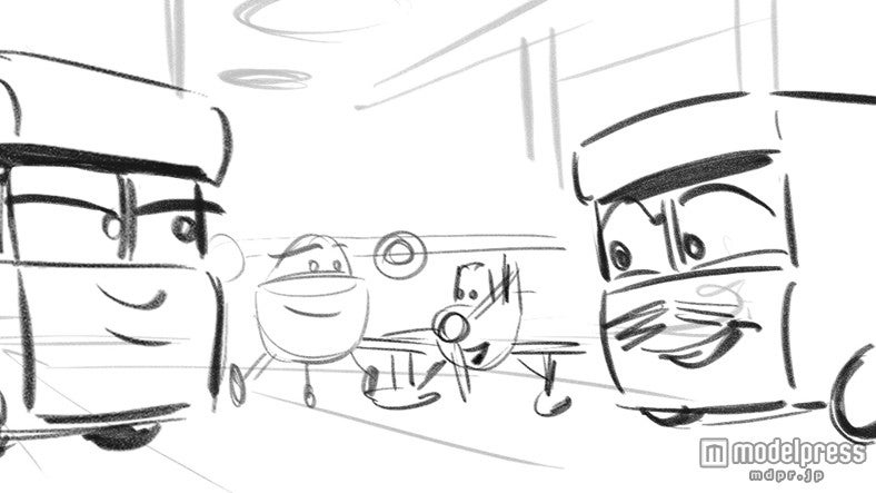 「プレーンズ2／ファイアー＆レスキュー」ストーリーボード