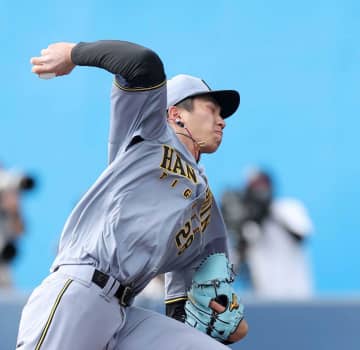 阪神・今朝丸 OP戦堂々デビュー 打者4人に完全！101キロのカーブで昨季2冠レイエスを空振りK