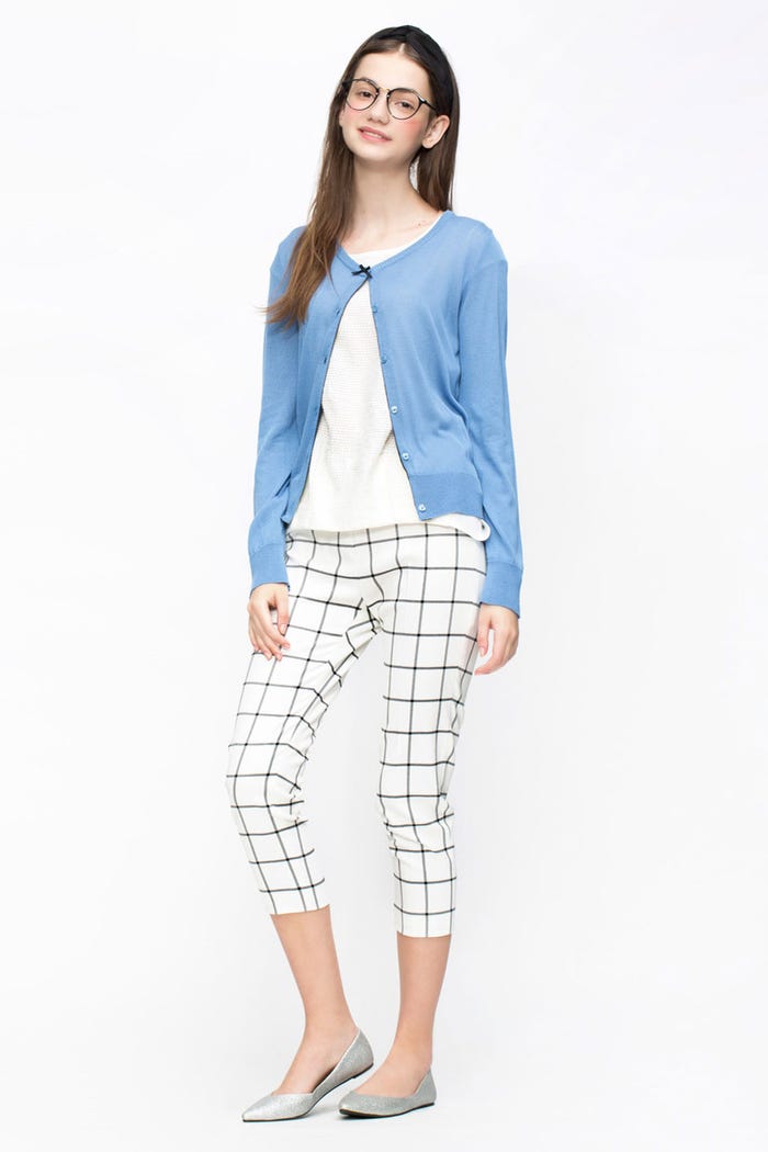 リボンニットカーディガン「riana」6,728円(税込)