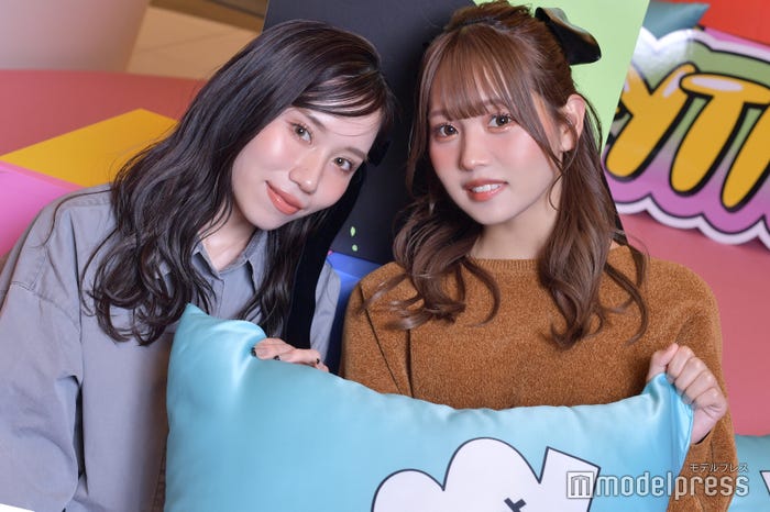 みゆ、るな(※ぎしは欠席)/ばんばんざい(C)モデルプレス