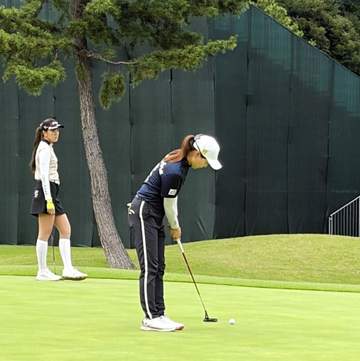今季初戦の服部真夕が8年ぶりトップ10スタート