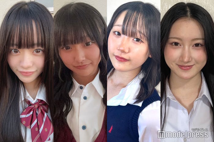 「女子高生ミスコン2025」中部エリア暫定上位4人