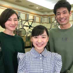 （左から）広末涼子、芦田愛菜、佐藤隆太（写真提供：NHK）