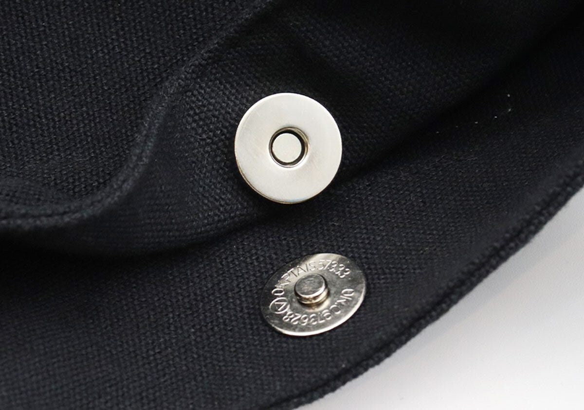 マグネットボタン 宝島社ムーミン黒ショルダーバッグマグネットボタン