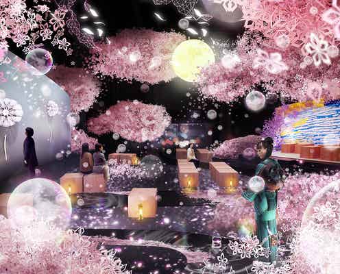 360度の桜彩空間に感動!日本橋「FLOWERS BY NAKED 2019」開催決定