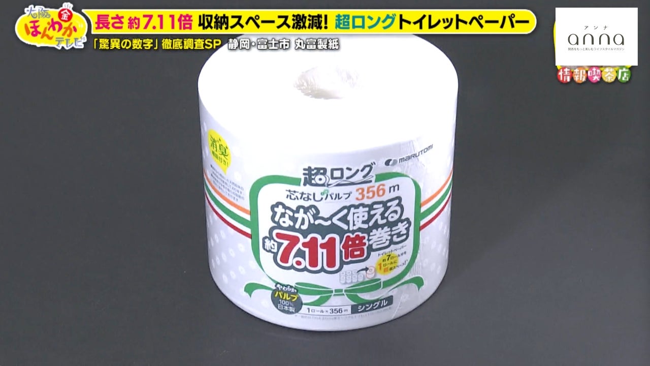 長さ約7.11倍！ストックの常識を覆す「超ロングトイレットペーパー」の秘密