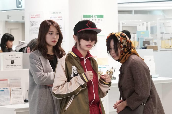 泉里香、内田理央、木南晴夏/「海月姫」第9話より(C)フジテレビ