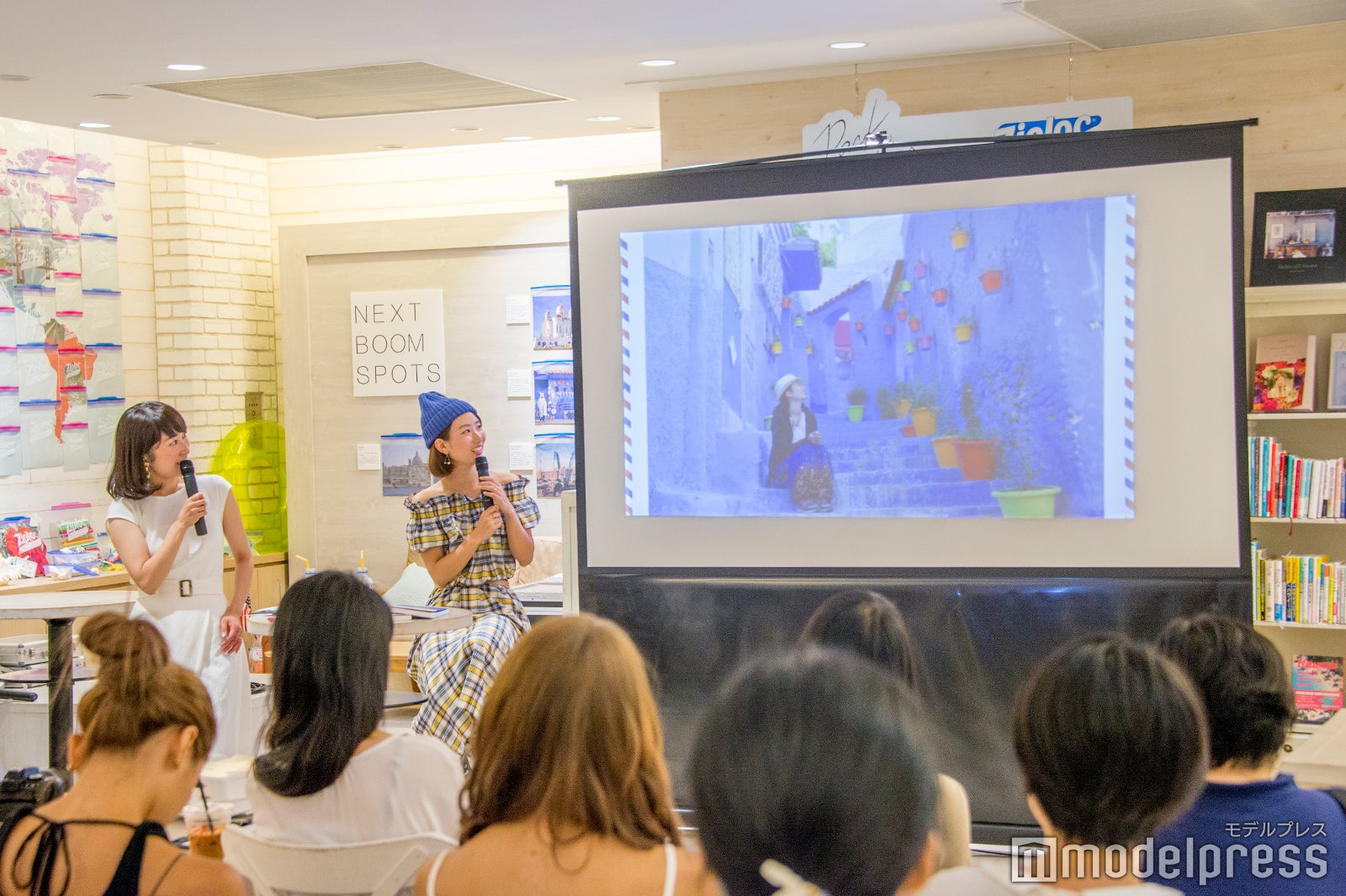 詩歩さんのトークに会場も釘付け（C）モデルプレス