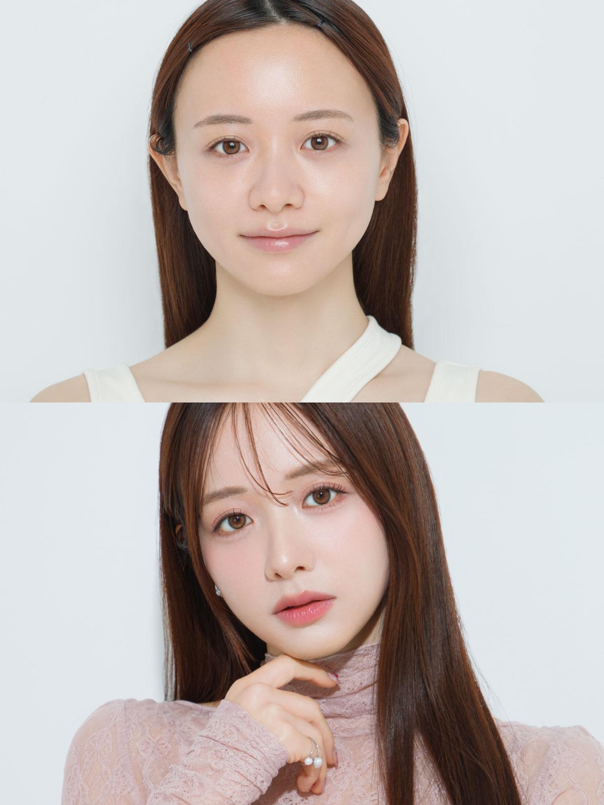 森香澄、どすっぴん→ナチュ盛りメイク完全解剖 美背中際立つ黒ドレス姿も公開【戦略的かわいいの作り方】