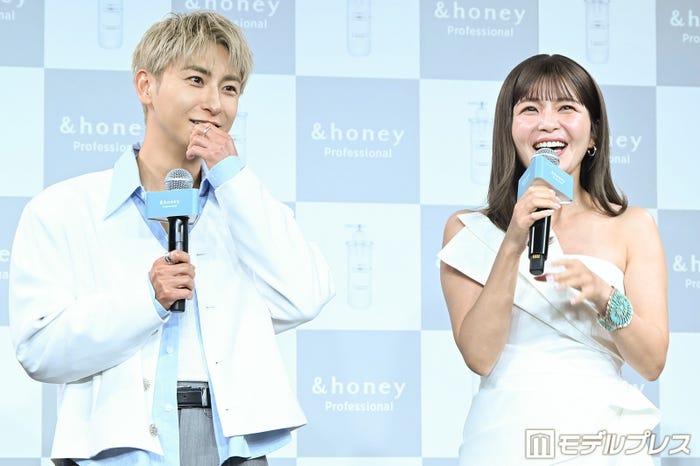 與真司郎、宇野実彩子(C)モデルプレス