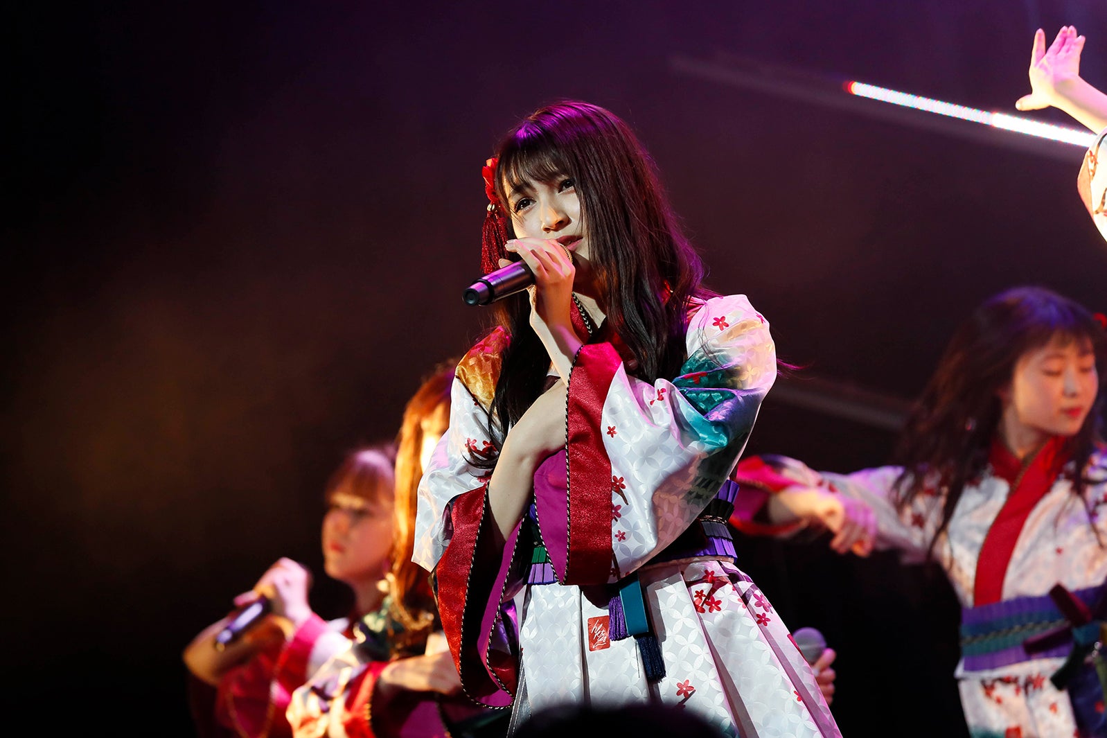 神志那結衣／HKT48ひまわり組「誘惑のガーター」公演（C）AKS