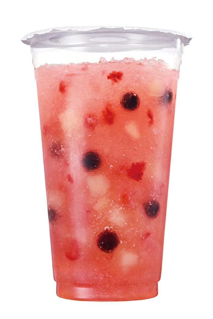 シャリっとフローズン ピーチ&ミックスベリー/提供画像